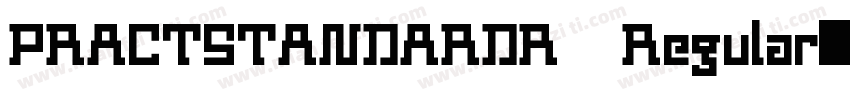 PRACTSTANDARDR Regular字体转换